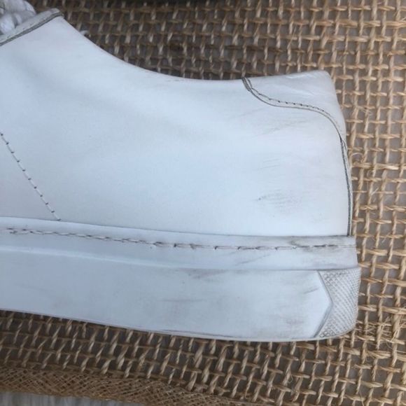 GREATS The Royale Blanco White Leather Sneakers - Picture 10 of 16
